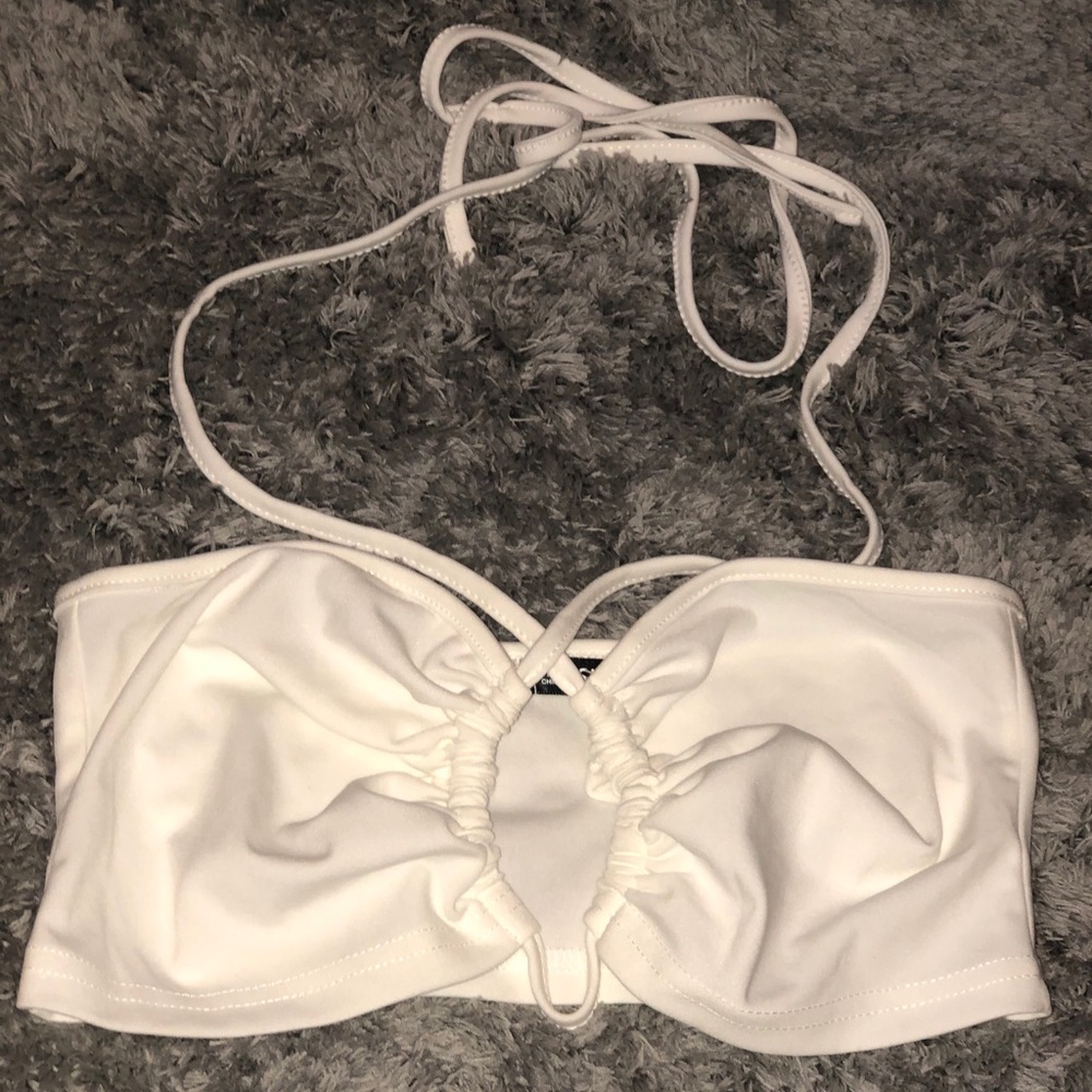 White Crop top